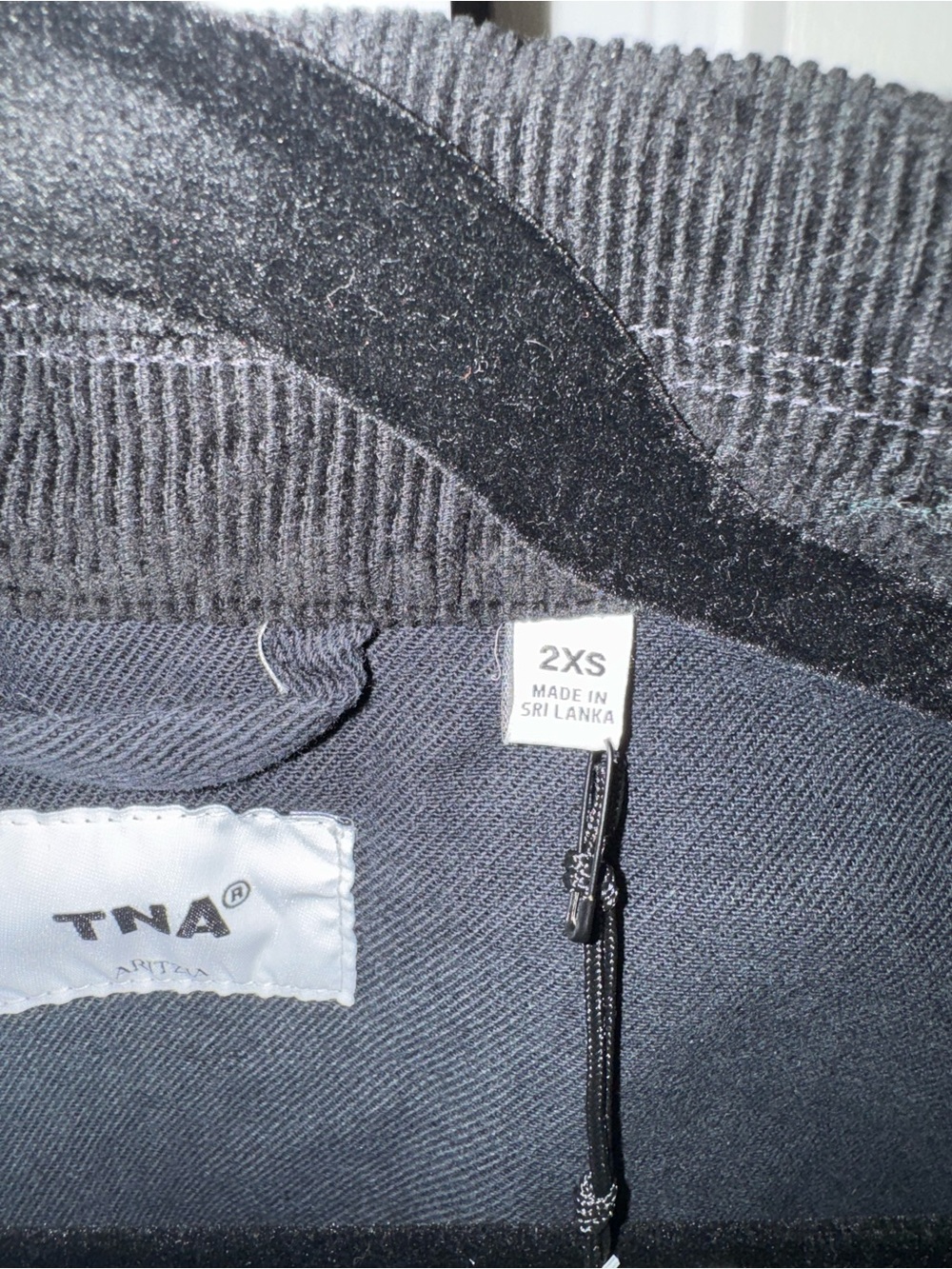 NWT- TNA ‘Barkley Lightweight Workwear Jacket’ 2XS Black - Picture 5 of 6